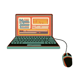 Laptop illustration